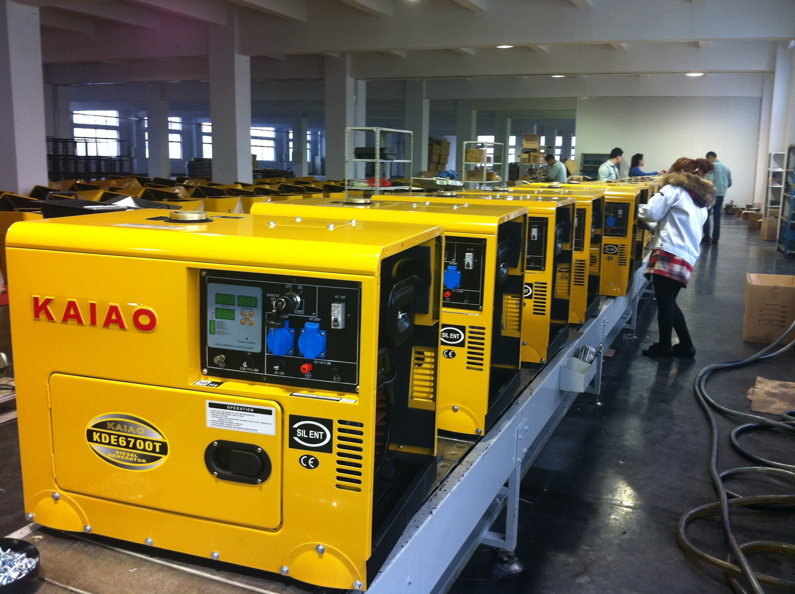 Wuxi Kaiao Power Machinery Co.,Ltd. linea di produzione in fabbrica