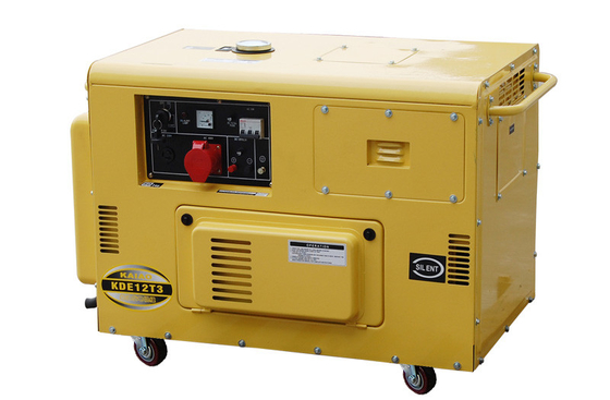 50HZ triplicano i piccoli generatori diesel di fase per backup domestico, generatore diesel silenzioso 10kva