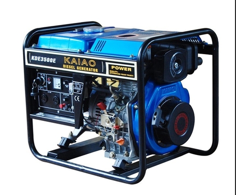 Generatore diesel aperto della struttura 3kw dei motori raffreddati ad aria con il serbatoio di combustibile 12.5L