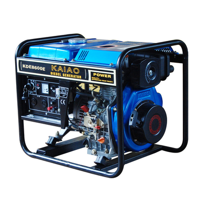 Generatori diesel a cilindro singolo elettrici con avvio a telaio aperto Modello personalizzato NO.KDE8600E