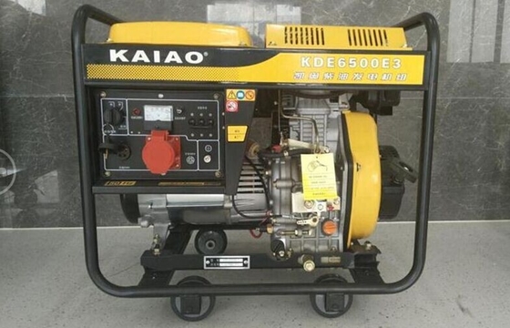 Sistema di allarme basso diesel aperto dell'olio di alta efficienza del generatore della struttura 5.5kva