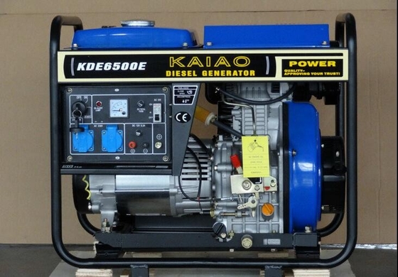 Generatori diesel a telaio aperto da 5 kW a 3600 giri al minuto, generatori diesel monofase