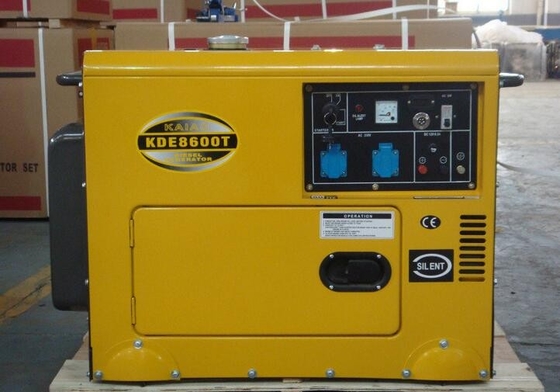 Consumo di combustibile basso su misura del generatore standby diesel residenziale silenzioso 6kva