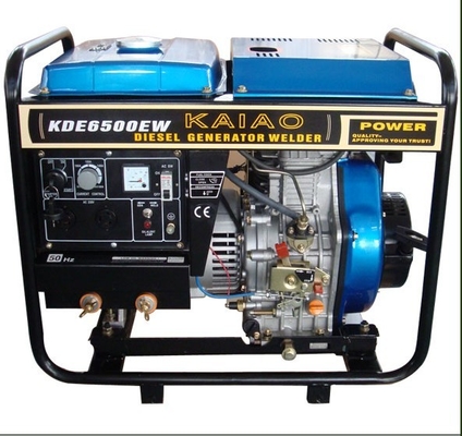 Generatore diesel 50hz 200A 3000rmp del saldatore della struttura aperta con l'avviatore elettrico
