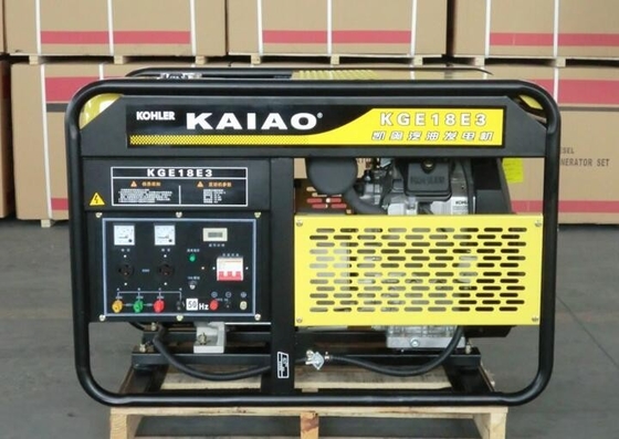 4 gruppo elettrogeno della benzina di fase di triplo del colpo 18kva KGE18E3 con il cilindro 2