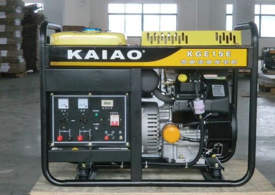 Alta certificazione efficiente di iso del CE di monofase del gruppo elettrogeno della benzina 13kva