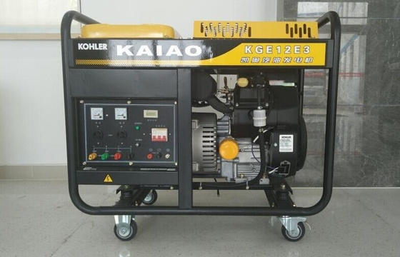 consumo di combustibile basso del generatore portatile a benzina 12kva KGE12E3