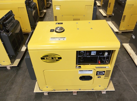 220 generatore diesel del fono assorbente di volt 22A con il singolo motore a quattro tempi del cilindro