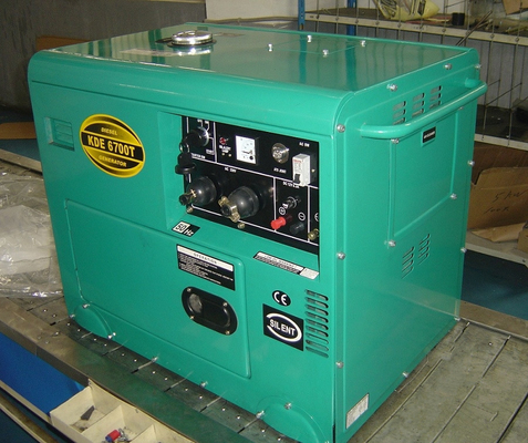 piccoli generatori diesel insonorizzati 5KW per backup domestico, generatore di corrente diesel portatile
