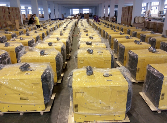 Generatori diesel silenziosi 2KW - 10KW CA KDE6500T di inizio di chiave di monofase piccoli