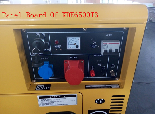 5KVA piccoli generatori standby diesel residenziali, generatore diesel a basso rumore