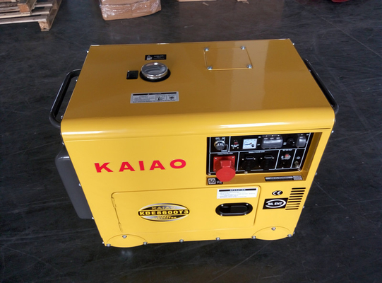 Abitudine 7KVA 3 piccoli generatori diesel di fase, piccolo generatore diesel calmo