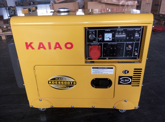 Abitudine 7KVA 3 piccoli generatori diesel di fase, piccolo generatore diesel calmo