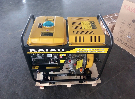Generatori diesel KDE6500EW del gruppo elettrogeno della saldatura piccoli 12 mesi di garanzia