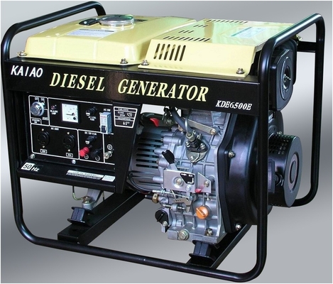 Generatori diesel di monofase di CA 5KW piccoli, generatore diesel compatto