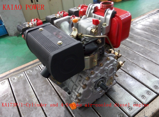 motore diesel raffreddato aria di spostamento 0.247L con l'inizio di ritrazione/sistema elettrico di Satrt