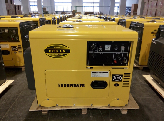 Consumo di combustibile basso elettrico silenzioso silenzioso resistente alle intemperie del gruppo elettrogeno