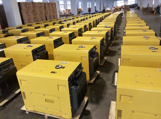 Consumo di combustibile basso elettrico silenzioso silenzioso resistente alle intemperie del gruppo elettrogeno