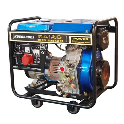 l'aria 5KVA ha raffreddato il gruppo elettrogeno diesel con velocità RPM del motore 3000/3600rpm