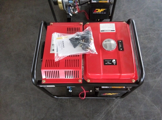 generatori di corrente silenziosi portatili rossi 2KW con il sistema elettrico di inizio della mano e di inizio