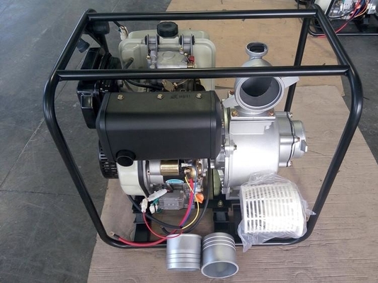 La pompa idraulica guidata diesel a 4 pollici portatile con l'inizio elettrico e la mano iniziano il sistema