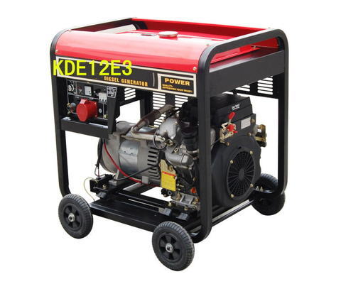 generatori diesel trifasi della struttura aperta di CA 12KVA con il sistema elettrico di inizio