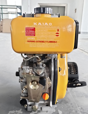 motore diesel giallo di 4hp Ka170f Kaiao