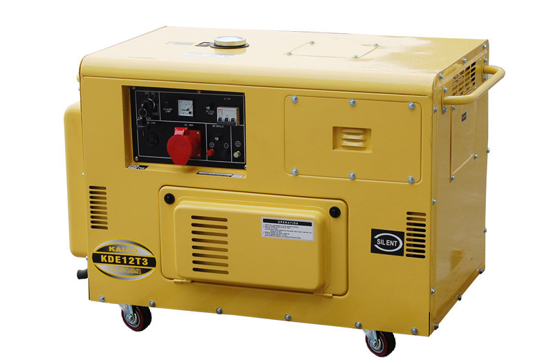 50HZ triplicano i piccoli generatori diesel di fase per backup domestico, generatore diesel silenzioso 10kva
