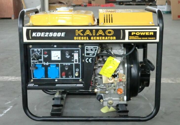 generatore portatile di inizio elettrico 2KW, tipo aperto modello diesel NO.KDE2500E del generatore