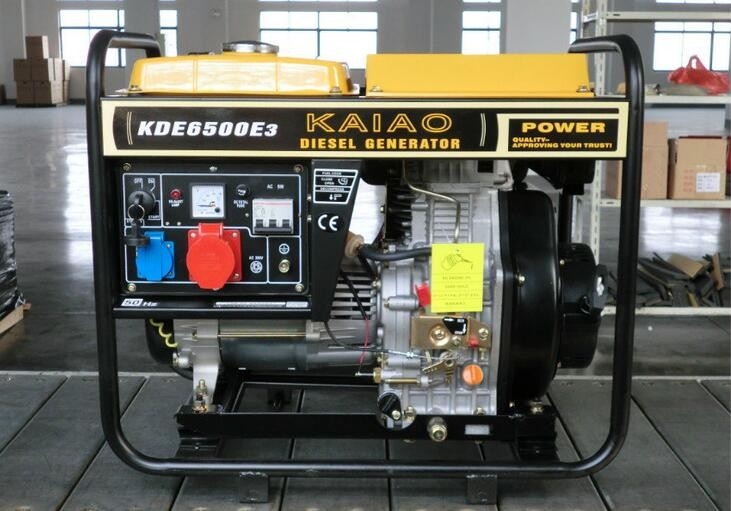 generatori diesel della struttura aperta 5.5kva, un generatore diesel portatile di 3 fasi