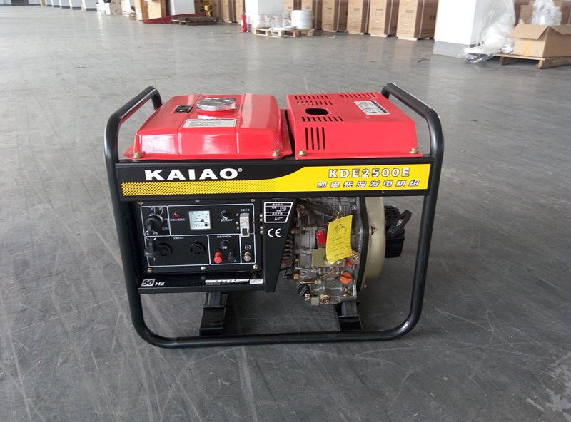Piccolo 2000 rendimenti del combustibile portatili del generatore diesel di watt 3000 giri/min. 50HZ 60HZ