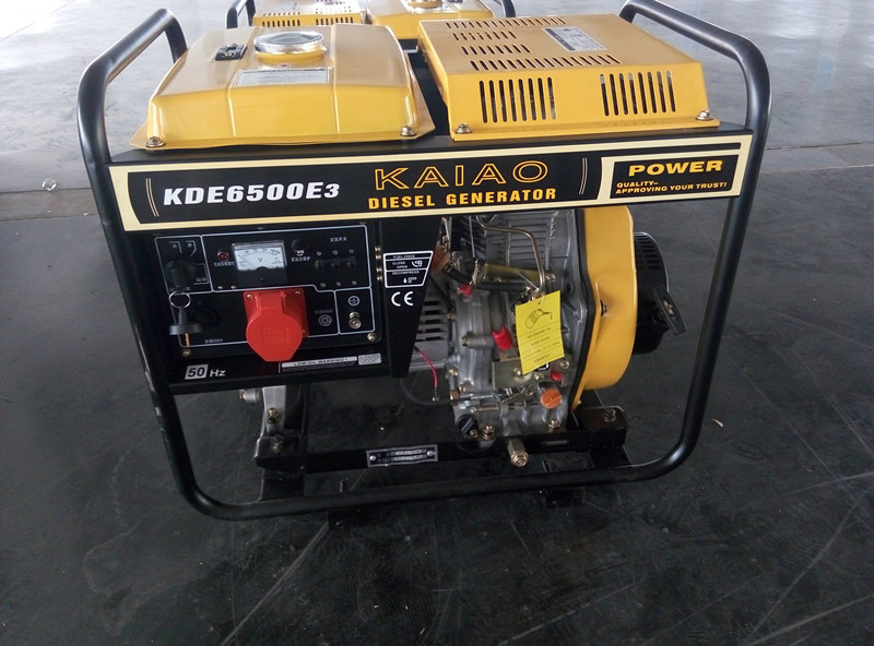 piccolo filo di rame diesel 100% dei generatori della struttura aperta 5KVA per uso domestico