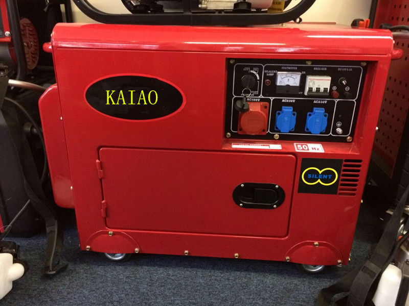Generatori diesel trifasi di CA di industriale 8KVA piccoli con il sistema di raffreddamento di scambio termico
