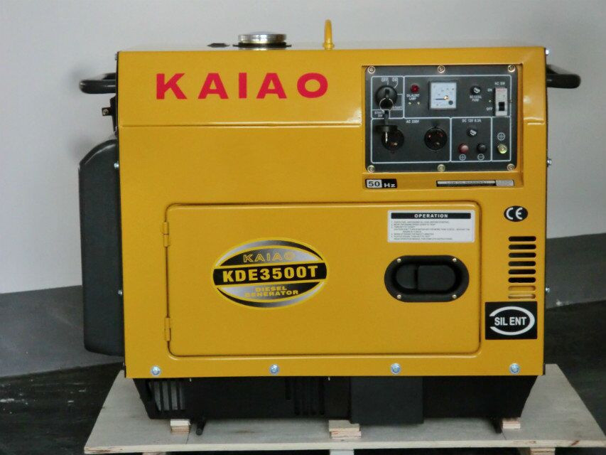 Generatore diesel silenzioso del portatile 3KW con tensione costante autoeccitata di AVR